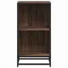 Bookcase VidaXL 849098 — metal frame, oak shelves Photo 4
