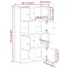 Книжный шкаф VidaXL 860394 Photo 11