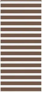 Roller zebra blind VidaXL model 4014365, birch pattern, fabric width 95.9 cm, polyester
