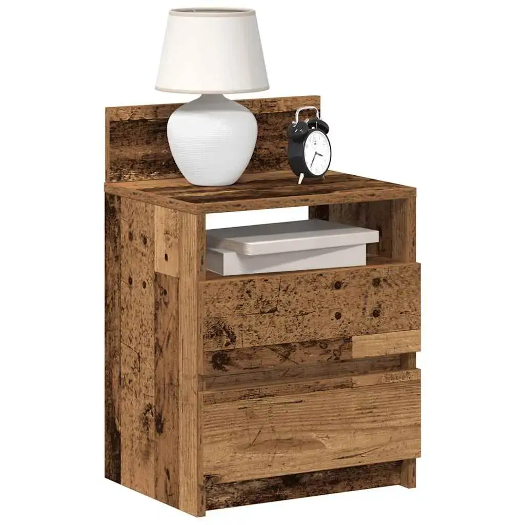 Тумба VidaXL 858575 Wood прикроватная Photo 2