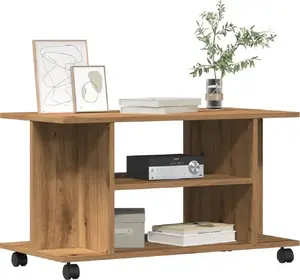 ТВ-тумба VidaXL модель 855791, дуб artisan, 80×40×45 см, древесный материал