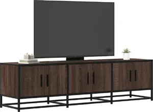 Тумба под ТВ VidaXL 150x35x41 см, цвет коричневый дуб, модель 848863
