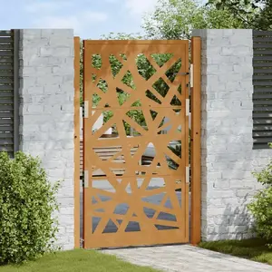 Садовые ворота VidaXL 105 x 155 см из нержавеющей стали, легкая конструкция