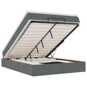 Кровать VidaXL 3311114 — 1400×2030 мм, высота 235 мм, нагрузка до 280 кг