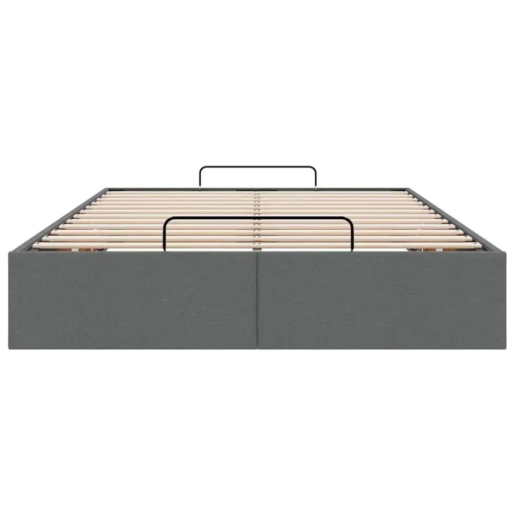 VidaXL gultas rāmis 3310876 — 140×193 cm, pelēks Photo 6
