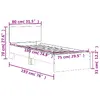 Bed frame VidaXL 3207607 Photo 15
