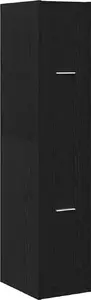 Аптечный шкаф VidaXL 30x41x144,5 см, черный дуб