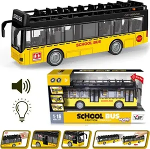 Woopie rotaļu autobuss ar gaismām un atveramām durvīm, modelis 48884
