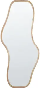 Wall mirror Beliani BIOLLET 80 x 180 cm, paulownia wood frame