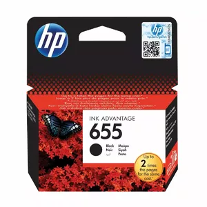 Ink cartridge HP No.655 (CZ109AE) Black — original dye-based ink, ~550 pages, 1 pc