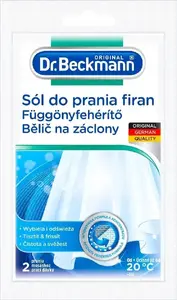 dr. beckmann laundry salt for curtains (sól do prania firan) — fabric care additive for curtain washing