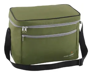 Cool box Easy Camp 600036 — 15 L, olive, polyester housing, foam insulation, front pocket