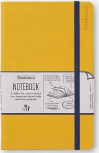 Блокнот TEKA Bookaroo Journal A5 — желтая обложка, формат A5, в линейку