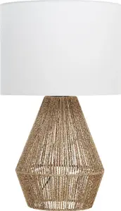 Table lamp Beliani MALEWA — woven design, indoor lighting, model 324424