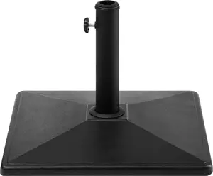 Saulessarga statīvs Beliani CERVO 50 x 50 cm melns (modelis 124805)