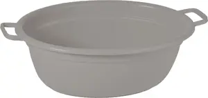 Plastic Bath Tub Keeeper Alva 40 L, 65 cm, Urban Grey