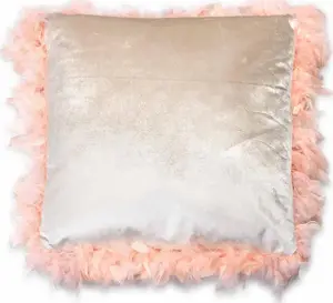 Подушка affek design LORETA BEIGE 44x44 см с наполнителем из пера