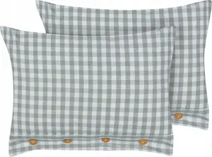 Cushion set Beliani TALYA, 2 decorative polyester cushions, mint