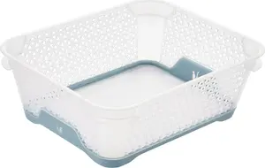 Storage Basket OKT Jonas A6 Nordic Blue — anti-slip desk organizer for A6 format