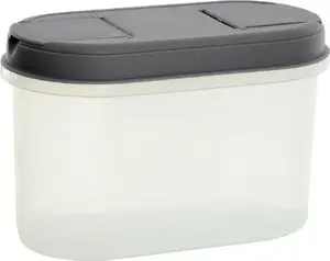 Plastic container with dispenser Plast Team TEA000428, 1.1 L, gray