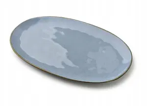 Овальное сервировочное блюдо 37 x 22,5 см No name BASIC NATURE