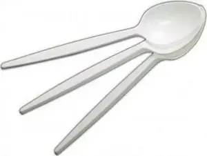 Disposable spoon No name A100 (OFE000047), single-use plastic spoon, pack format unspecified