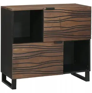 Шкаф VidaXL 80 x 33,5 x 75 см из мангового дерева — компактный деревянный шкаф