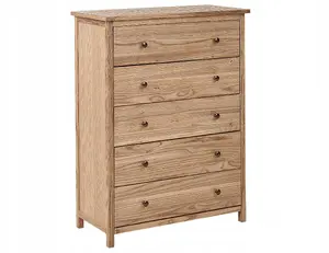 Chest of drawers Beliani SALTON 85 cm, light wood finish