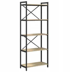 Книжная полка VidaXL 60 x 30 x 153 см дуб сонома — открытая полка