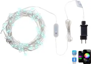 LED light curtain Beliani KULUSUK 150 cm, color-changing, smart control via app