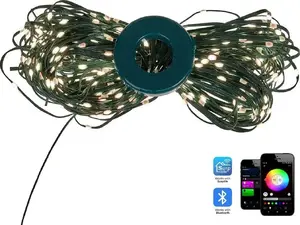 LED light chain Beliani SAARLOQ 2 m, color-changing smart LED, app control