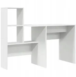 Rakstāmgalds VidaXL modelis 3337265 balts 131,5 × 50 cm