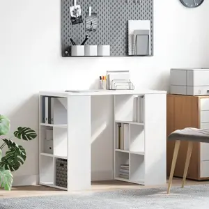 Galds VidaXL modelis 869506 Balts 90 cm x 50 cm