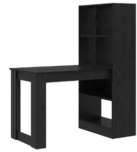 Galds VidaXL modelis 3337258 — melns, 122 cm x 67 cm