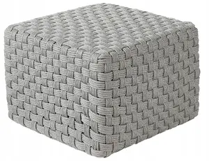 Уличный пуф Beliani NALLI 50 x 50 x 35 см, серый