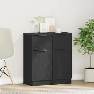 Шкаф VidaXL модель 862773, черный дуб, 30 x 30 x 70 см