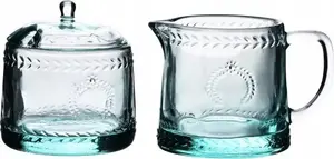 Sugar bowl and milk jug set Affekdesign By Mondex ECILA LIGHT — sugar bowl Ø9 x H7.3 cm, milk jug 300 ml