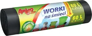 Мешки для мусора AMIGO LDPE 60 л 10 шт (модель 375-uniw)