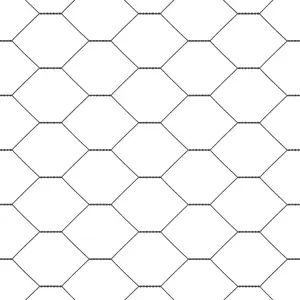Сетка-ограждение VidaXL шестиугольная серая 0.5 x 100 м стальная