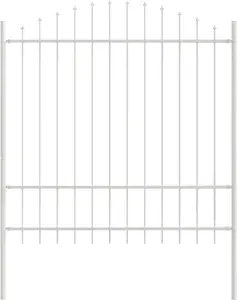 Стальная садовая секция VidaXL 1,7 x 1,75 м белая