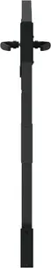 Garden Gate VidaXL model 42015859 Black 100 x 100 cm Powder-Coated Steel