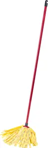 Mops VILEDA SuperMocio Soft (modelis 142593) — plakanā mikrošķiedras mopa mitrai tīrīšanai, nomaināma galva