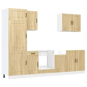 Kitchen/dining storage cabinet VidaXL 3314764, pack of 7 units