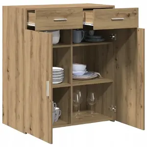 Шкаф для хранения VidaXL 3365600, отделка «ремесленный дуб», 80 x 42,5 x 93,5 см