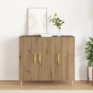 Шкаф VidaXL Artisan Дуб 90x34x80 см Инженерная древесина