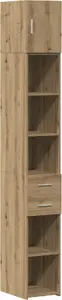 Шкаф для хранения VidaXL модель 3365641, узкий высокий, отделка Craft Oak, 30 x 42,5 x 225 см