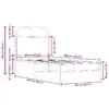Каркас кровати VidaXL 4100352 Photo 9