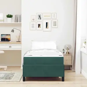 Gultas rāmis VidaXL 90 x 190 cm samta balts un gaiši pelēks