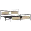 Каркас кровати VidaXL 3325101 дуб 207×207 см Photo 4