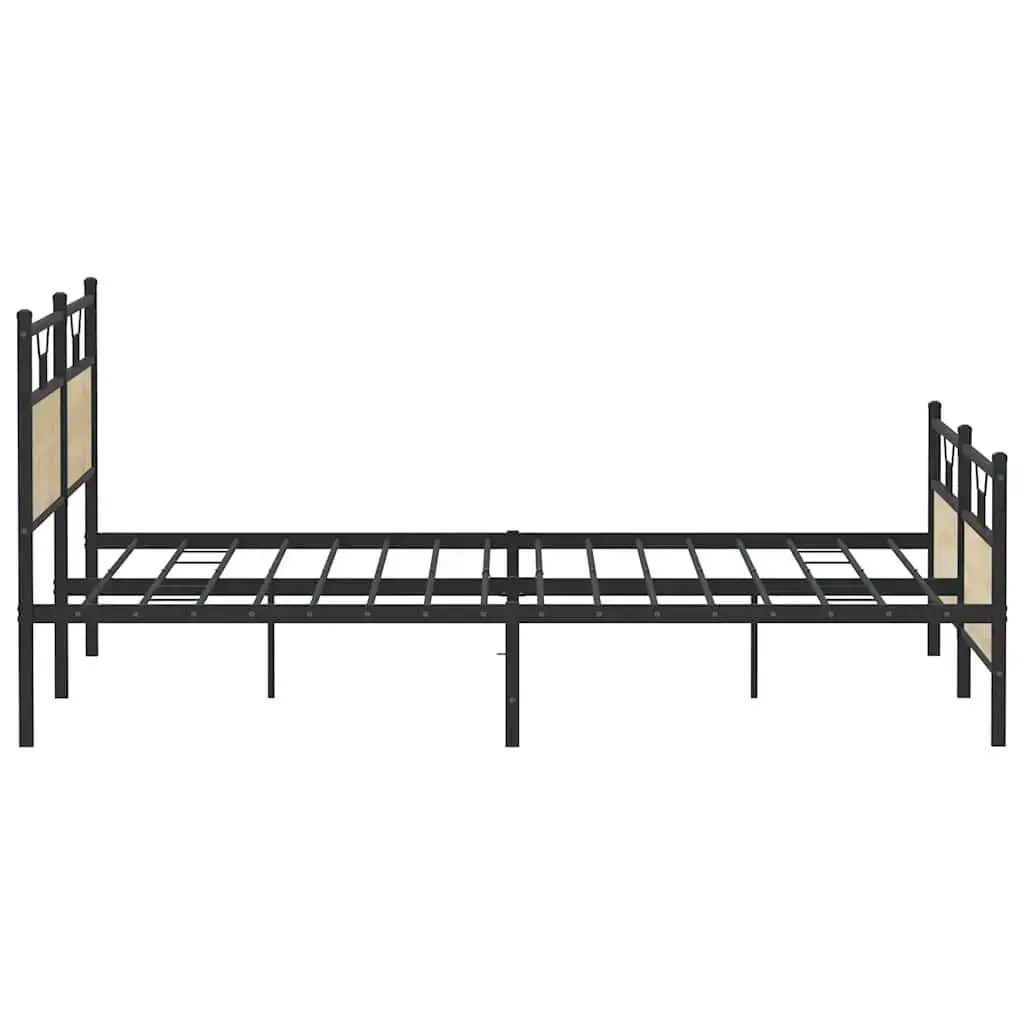 Каркас кровати VidaXL 3325101 дуб 207×207 см Photo 6